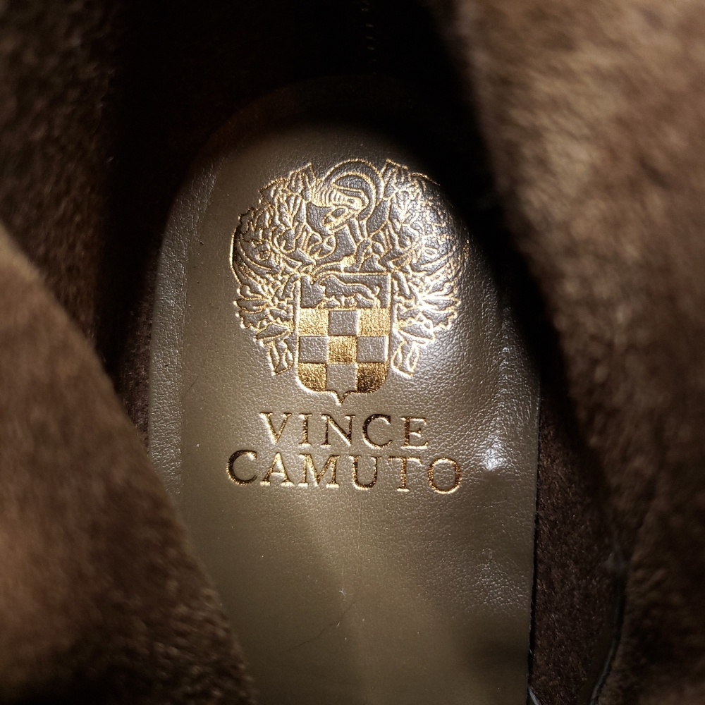 Vince Camuto Tan Suede Ankle Boots - Picture 6 of 7